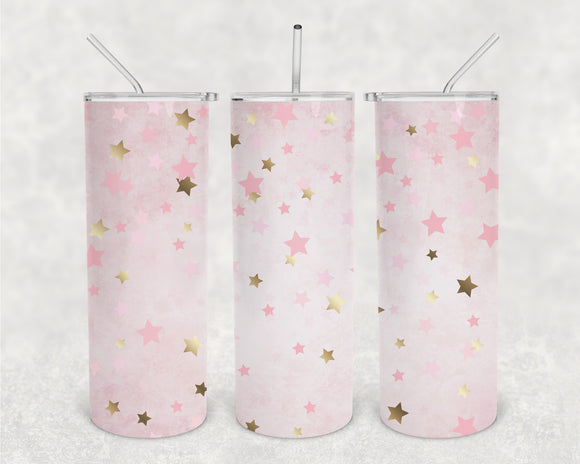 Wish Upon A Star 20oz Skinny Tumbler Design for Sublimation