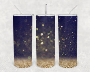 Glitz and Glam 20oz Skinny Tumbler Design for Sublimation
