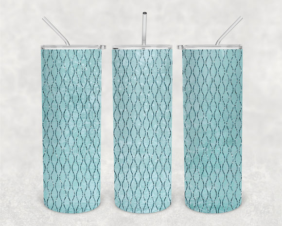 London Blues Shimmy 20oz Skinny Tumbler Design for Sublimation