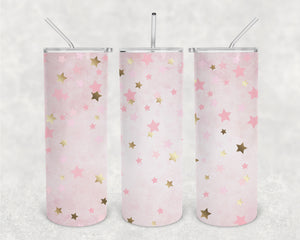 Wish Upon A Star 20oz Skinny Tumbler Design for Sublimation
